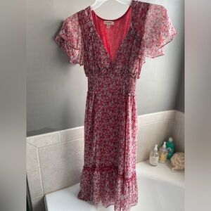 Gorgeous floral pink dress